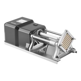 Commercial French Fry Cutter, Stainless Steel Vegetable Fruit Chopper with 3 Replacement Blades 1/2-Inch 3/8-Inch 1/4-Inch