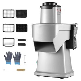 Electric Vegetable Slicer, 4 in 1 Multifunctional Food Cutter, 200W Vegetable Chopper for Slicing Shredding Dicing and Slitting