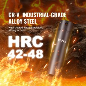 1/2" Drive Impact Socket Set, 65 Piece Socket Set SAE 3/8" to 1-1/4" and Metric 10-24mm, 6 Point Cr-V Alloy Steel for Auto Repair, Rugged Construction