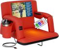 Alpcour Heated Reclining Stadium Seat for Bleachers with Back Support