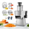 Electric Vegetable Slicer, 4 in 1 Multifunctional Food Cutter, 200W Vegetable Chopper for Slicing Shredding Dicing and Slitting