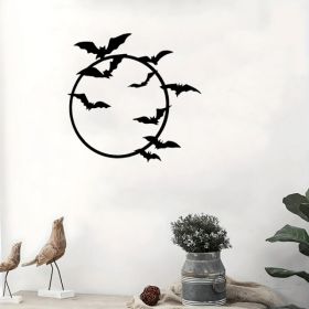CIFbuy Gothic Bat Wall Art Halloween Outdoor Indoor Decor (TikTok, Temu Pick-up Service) (Option: defaulttitle)