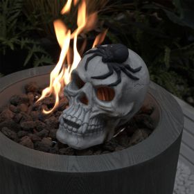 Demon Skull Halloween Decoration For Outdoor Fireplace And Fire Pit (Option: Decorative Accent)