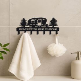 CIFbuy Rustic Pine Tree Wall Hooks Heavy Duty Iron Coat Key Rack Entryway Organizer(TikTok, Temu Pick-up Service) (Option: defaulttitle)